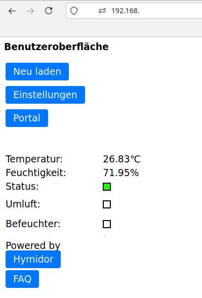 Benutzeroberflaeche ohne Licht